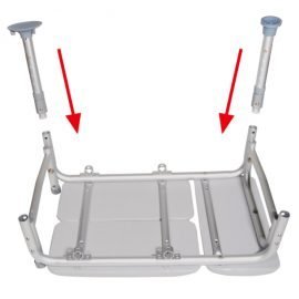 Drive Medical Combination Transfer Bench/Commode 12011KDC-1 Divine Mobility | Home Healthcare Store