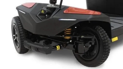 Pride Jazzy Zero Turn Four Wheel Scooter – Onyx Black Divine Mobility | Home Healthcare Store