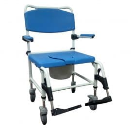 Drive Medical Bariatric Aluminum Rehab Shower Commode Chair NRS185008 Divine Mobility | Home Healthcare Store