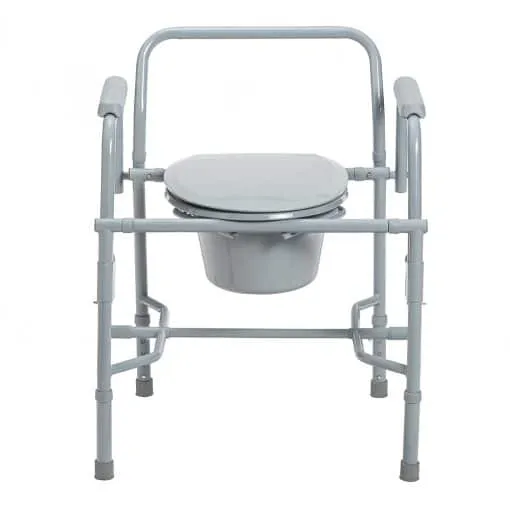 Drive Medical Deluxe Steel Drop-Arm Commode 11125KD-1 Divine Mobility | Home Healthcare Store