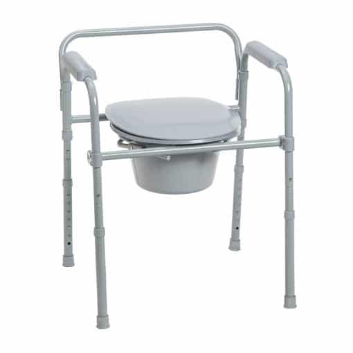 Drive Medical Folding Steel Commode 11148N-4 Divine Mobility | Home Healthcare Store