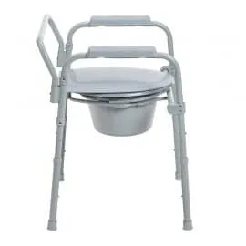 Drive Medical Folding Steel Commode RTL11158KDR Divine Mobility | Home Healthcare Store