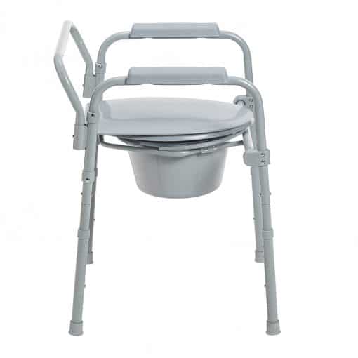 Drive Medical Folding Steel Commode RTL11158KDR Divine Mobility | Home Healthcare Store
