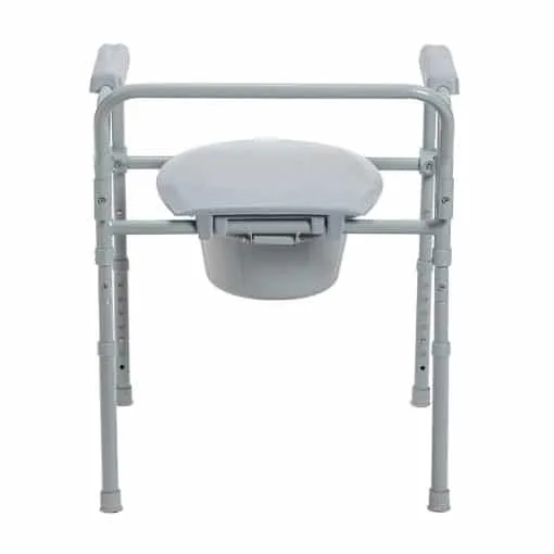 Drive Medical Folding Steel Commode RTL11158KDR Divine Mobility | Home Healthcare Store