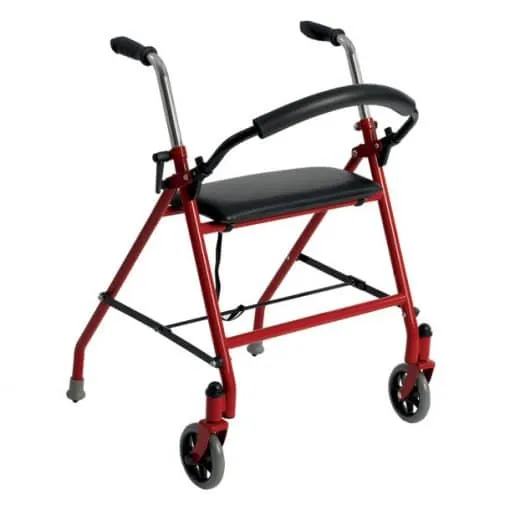 Drive Two Wheeled Walker with Seat 1239RD Divine Mobility | Home Healthcare Store