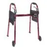 Drive Deluxe Folding Travel Walker with 5″ Wheels RTL10263KDR Divine Mobility | Home Healthcare Store