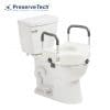 PreserveTech Secure Lock Raised Toilet Seat RTL12C003-WH Divine Mobility | Home Healthcare Store