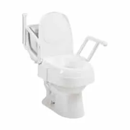 PreserveTech Secure Lock Raised Toilet Seat RTL12C003-WH Divine Mobility | Home Healthcare Store