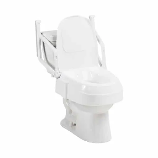 PreserveTech Secure Lock Raised Toilet Seat RTL12C003-WH Divine Mobility | Home Healthcare Store