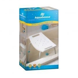 AquaSense Adjustable Bath Chair without Backrest Divine Mobility | Home Healthcare Store