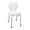 AquaSense Ergonomic Adjustable Bath Chair with Backrest Divine Mobility | Home Healthcare Store