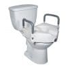 2-in-1 Locking Raised Toilet Seat with Tool-free Removable Arms RTL12027RA Divine Mobility | Home Healthcare Store