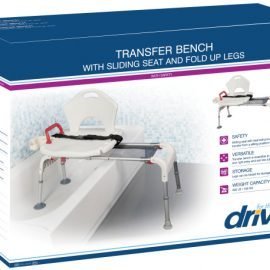 Drive Medical Folding Universal Sliding Transfer Bench Divine Mobility | Home Healthcare Store