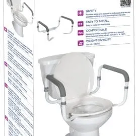 Drive Medical Toilet Safety Rail Divine Mobility | Home Healthcare Store