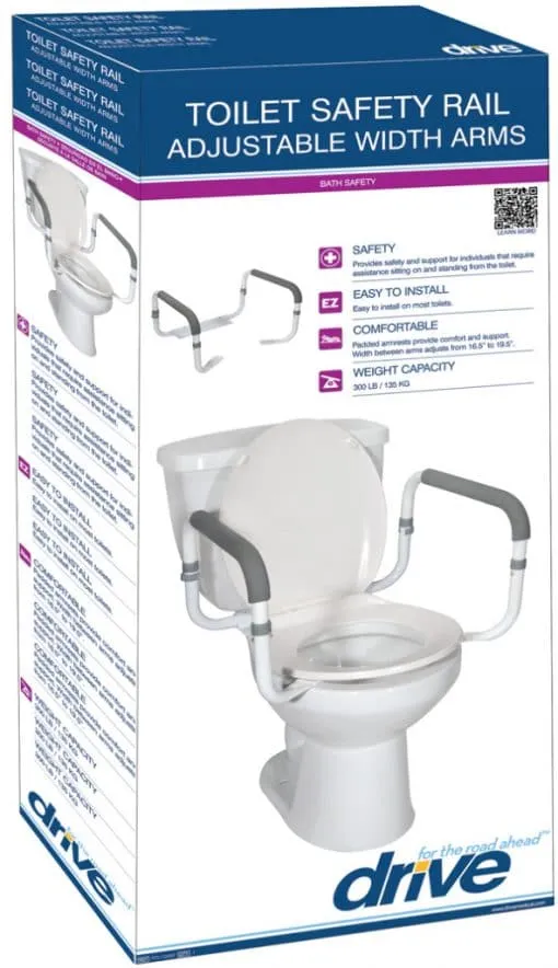 Drive Medical Toilet Safety Rail Divine Mobility | Home Healthcare Store