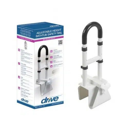 Drive Clamp On Tub Rail Adjustable Height Packed divinemobility Brampton Toronto