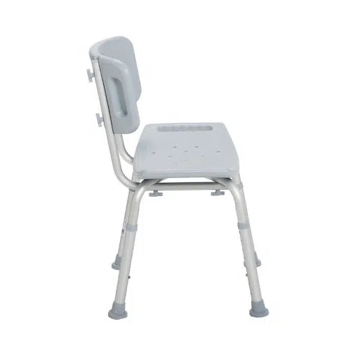 Drive Medical Deluxe Aluminum Shower Chair Side