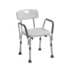 Drive Medical Shower Chair with Back and Removable Padded Arms