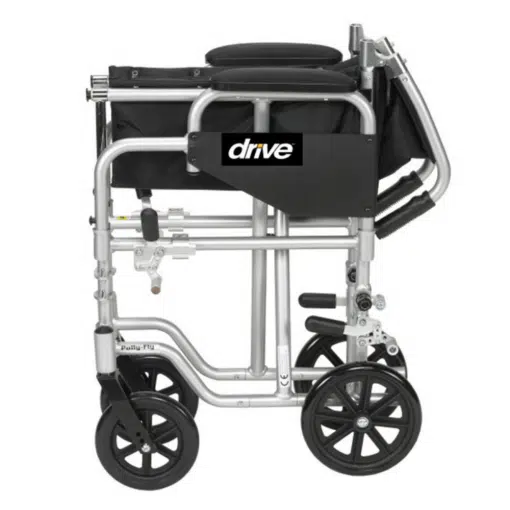 Drive Poly-Fly High Strength Transport Chair TR18 Divine Mobility | Home Healthcare Store