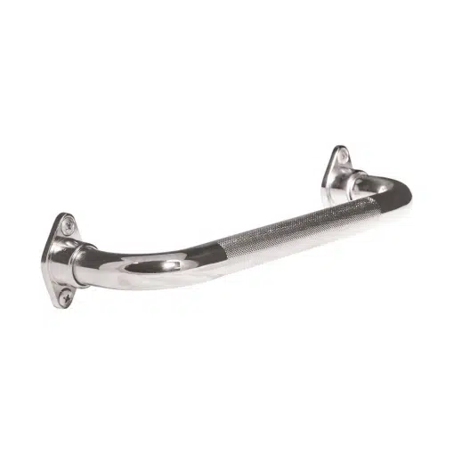 Knurled Chrome Grab Bars by Aqua Sense