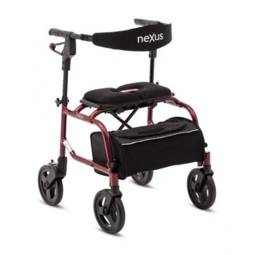 Nexus 3 Rollator Light Weight Four Wheel Walker Divine Mobility | Home Healthcare Store