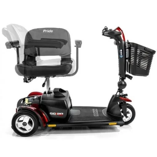 Pride Go-Go Sport Scooter 3-Wheel Divine Mobility | Home Healthcare Store