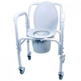 Ezee Life Economy Wheeled Commode CH1020 Divine Mobility | Home Healthcare Store