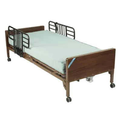 Delta 1000 Hospital Bed Full Electric Package with Rails Mattress Divine Mobility | Home Healthcare Store