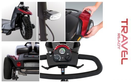 Pride Go-Go Sport Scooter 3-Wheel Divine Mobility | Home Healthcare Store