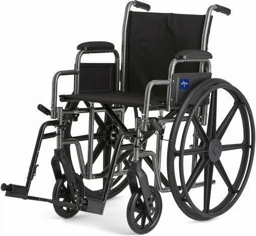 Medline Wheelchair K1 Basic 18″ Divine Mobility | Home Healthcare Store